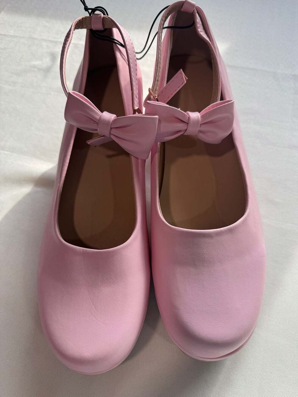 Pink Coquette Mary Jane Platform Heels Bow Balletcore Kawaii Dollcore